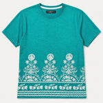 Women's Heritage Floral Border Cotton Jersey T-Shirt