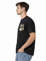 Men’s Premium Contrast Pocket T-Shirt – Black