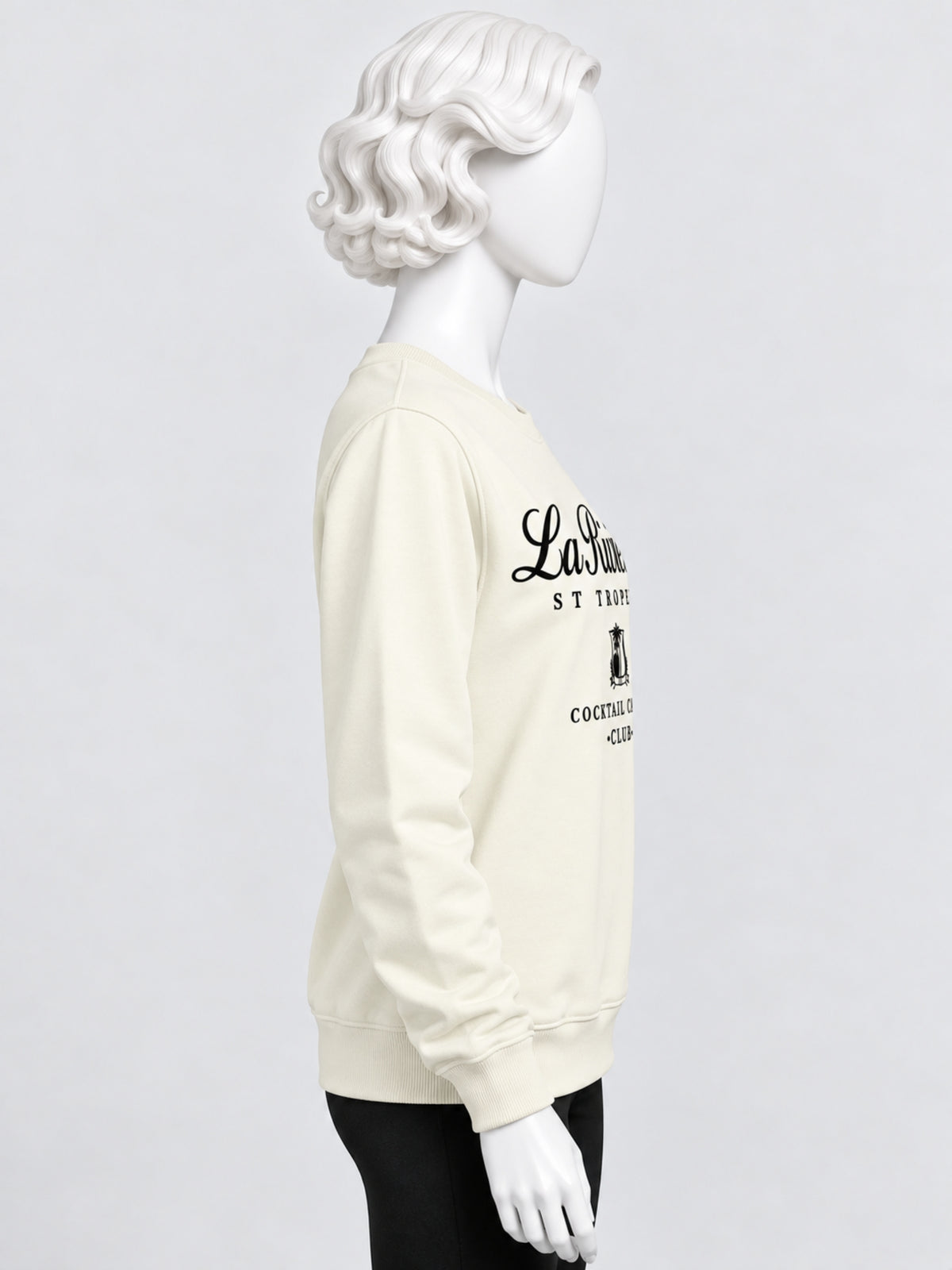 Women's "La Riviera" Printed Interlock Sweatshirt