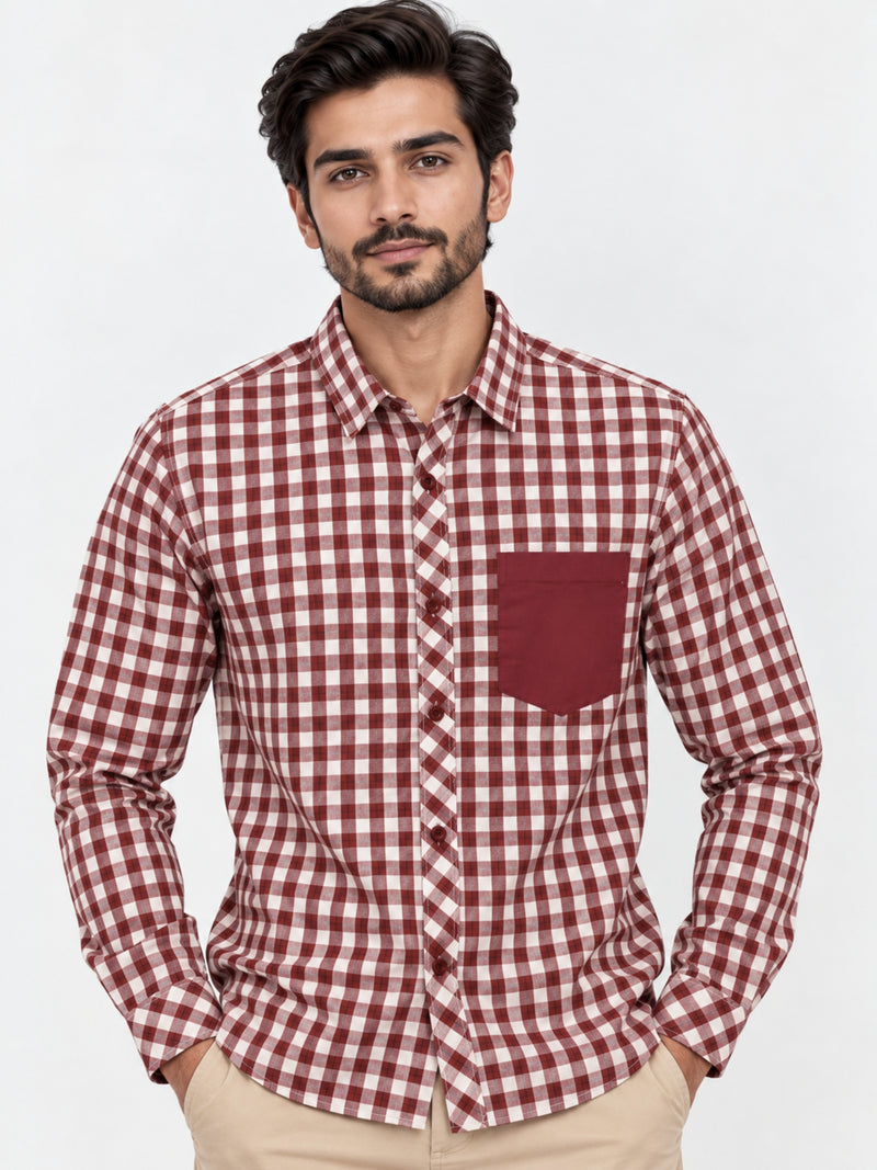 Stylish Contrast Fashion Casual Shirt