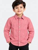 Boy's Supper Solid Casual Shirt