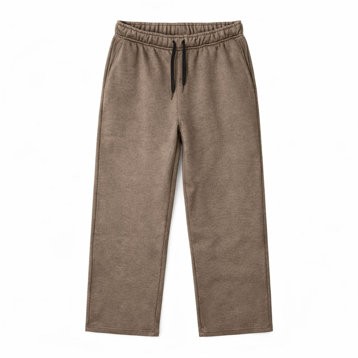 HG Men's Classic Straight Fit Fleece Sweat Pant - Brown