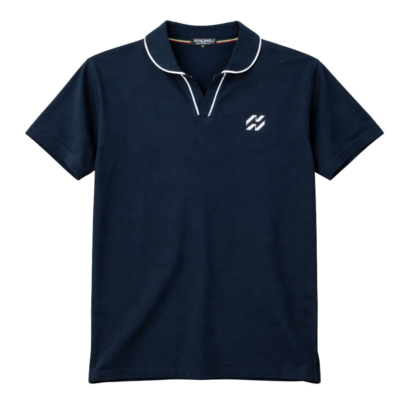 Men’s Premium Magzi Collar & Placket Polo Shirt – Navy