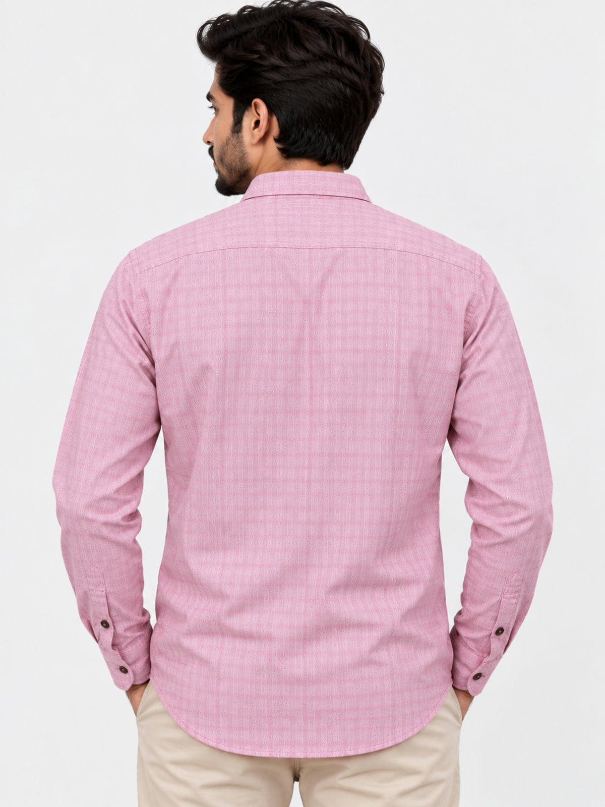 Unique Pink Casual Shirt
