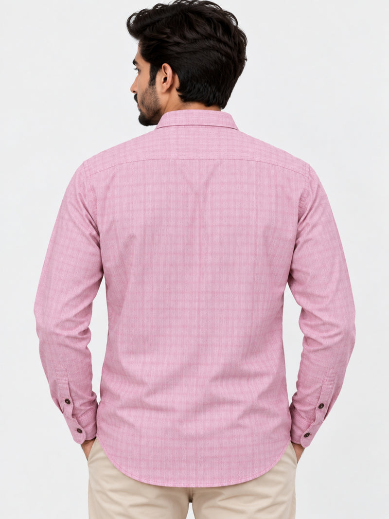 Unique Pink Casual Shirt