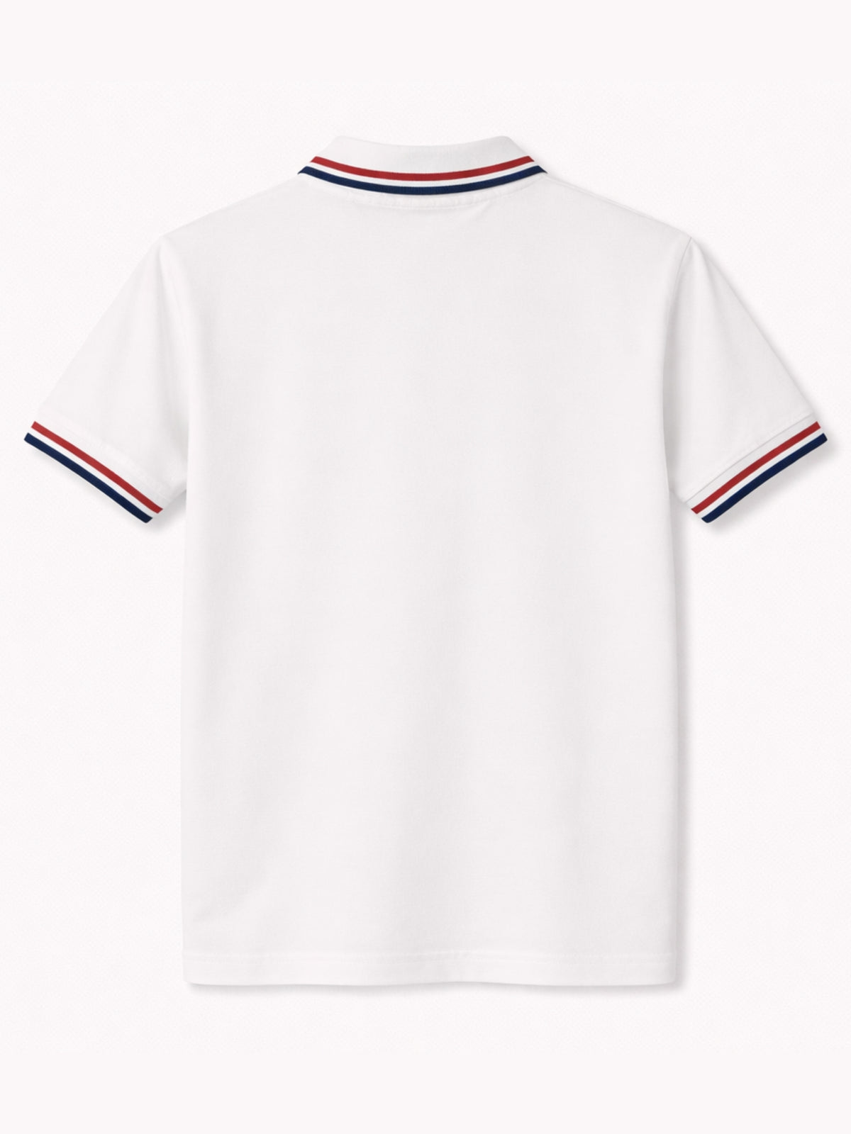 Men’s Modern Luxe Panel Half Zip Polo Shirt - Blue & White
