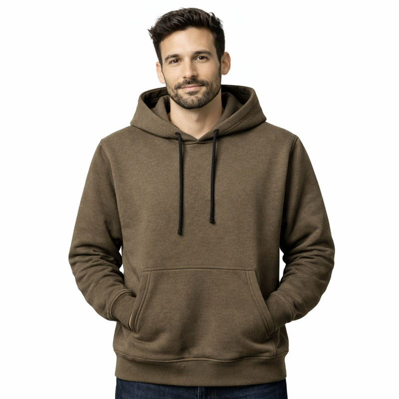 HG Signature Fleece Pull Over Hoodie - Brown