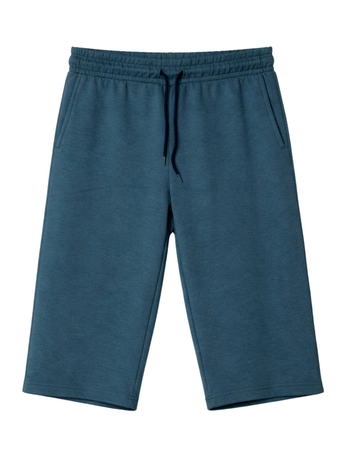 Men's Basic Summer Essential 3 Quarter Shorts - Blue Dianne