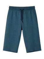 Men's Basic Summer Essential 3 Quarter Shorts - Blue Dianne
