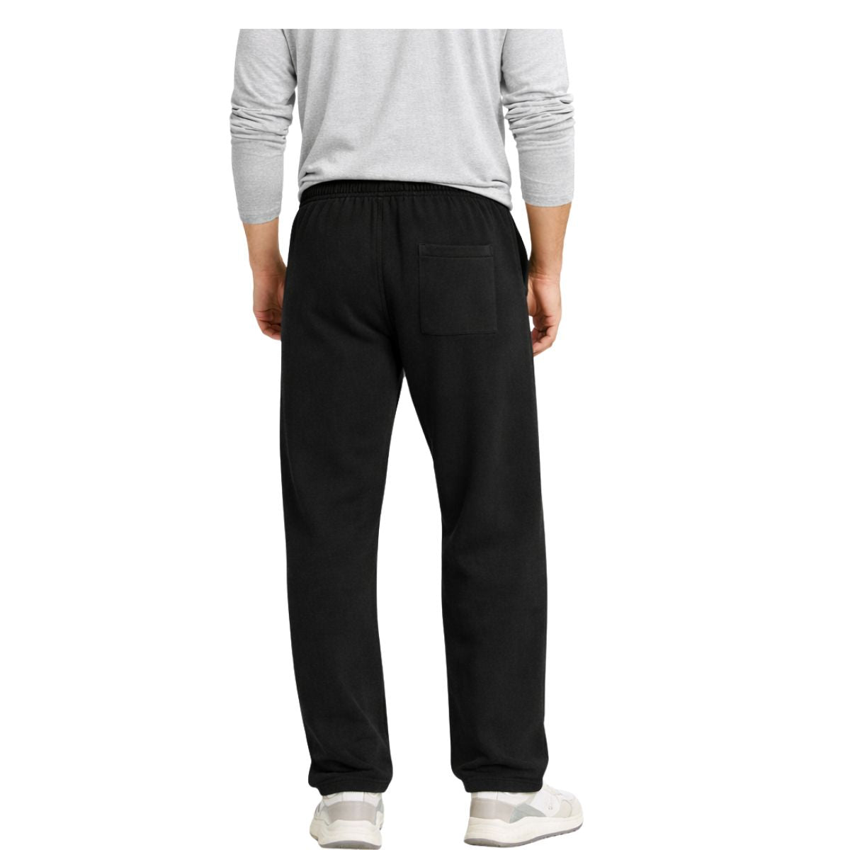 HG Men's Classic Straight Fit Fleece Sweat Pant - Black