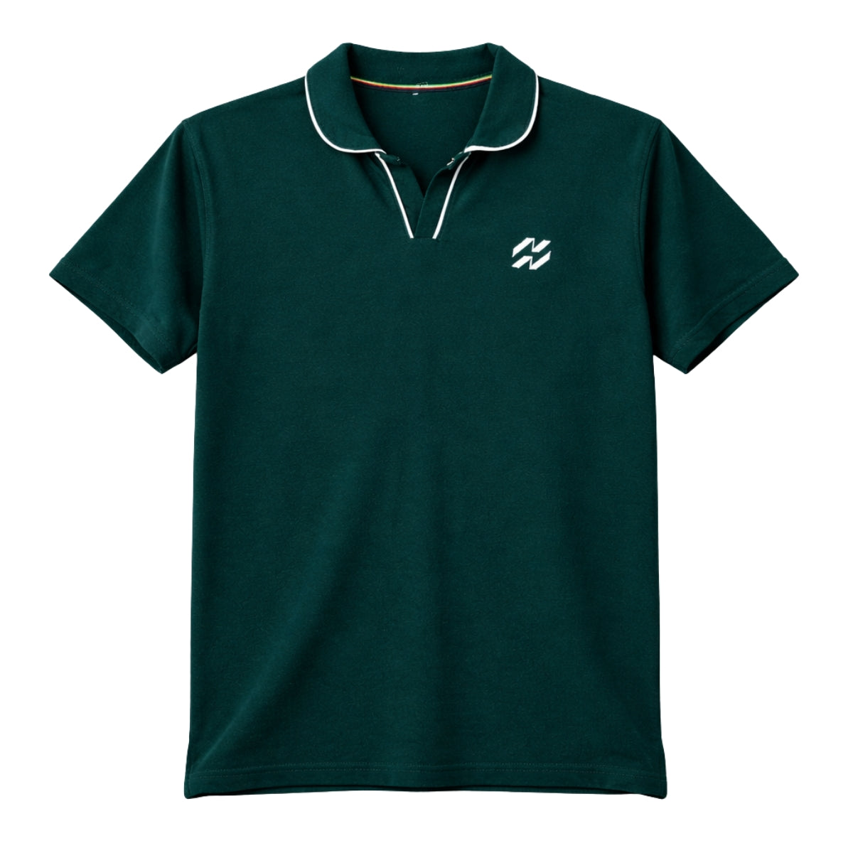 Men’s Premium Magzi Collar & Placket Polo Shirt – Bottle Green