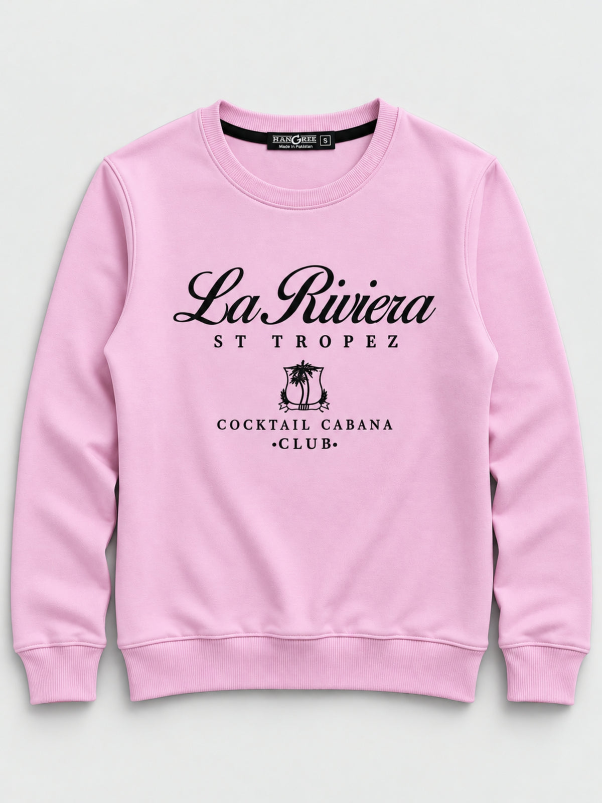 Women's "La Riviera" Printed Interlock Sweatshirt