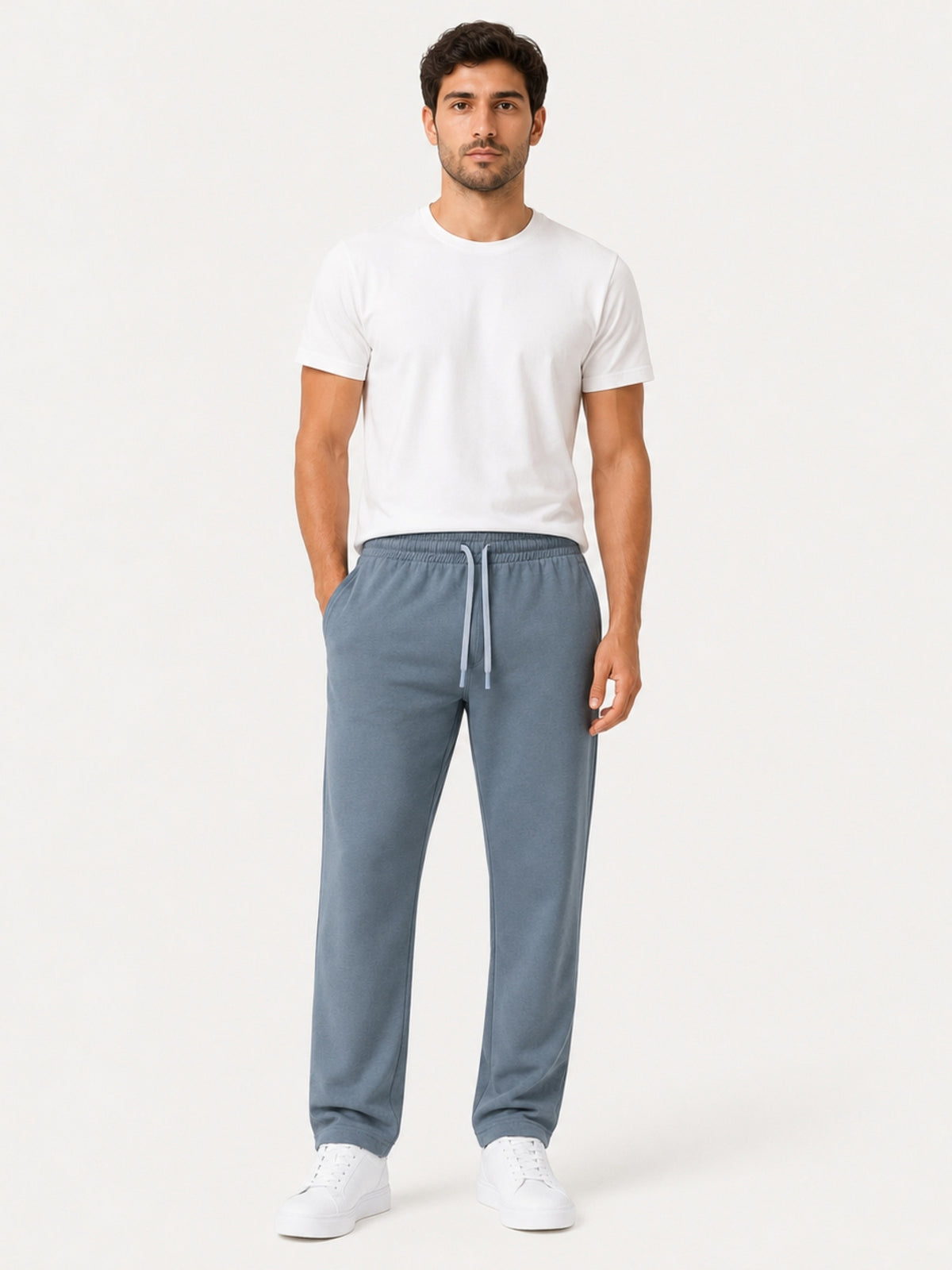 Men's Basic Summers Essential Cotton Jersey Trousers