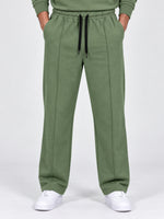 Men's Interlock Center Seam Open Bottom Trousers