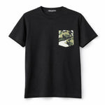 Men’s Premium Contrast Pocket T-Shirt – Black