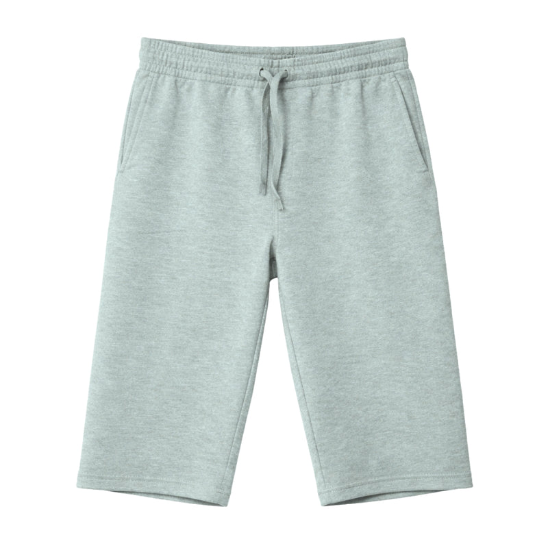 Men's Basic Summer Essential 3 Quarter Shorts - Ash Gray