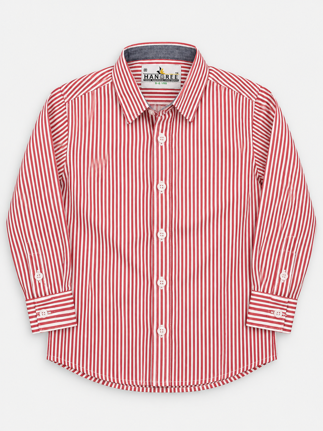 Boy's Multicolor Striped Full Sleeves Casual Shirt