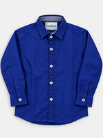 Boy's Plain Full Sleeves Casual Shirt