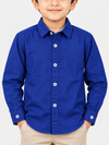 Boy's Plain Full Sleeves Casual Shirt