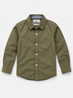Boy's Plain Full Sleeves Casual Shirt