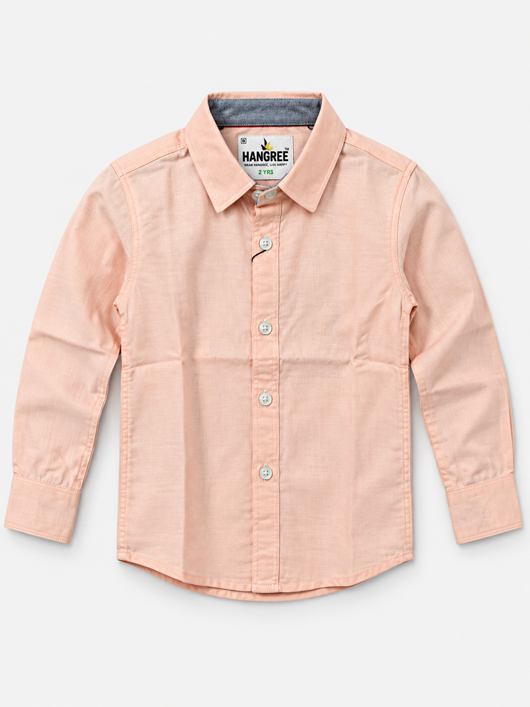 Boy's Plain Full Sleeves Casual Shirt