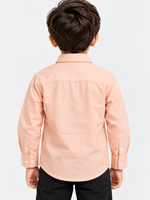 Boy's Plain Full Sleeves Casual Shirt