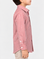 Boy's Multicolor Striped Full Sleeves Casual Shirt