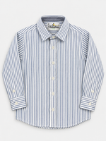 Boy's Multicolor Striped Full Sleeves Casual Shirt