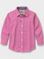 Boy's Multicolor Striped Full Sleeves Casual Shirt