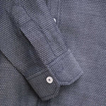 Boy's Self Pattern Steel Gray Casual Shirt