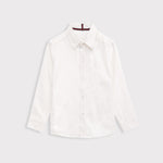 Boy's Classic White Full Sleeves Casual Shirt