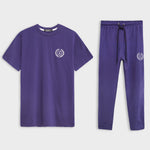 HG Signature Navy Emb Soft Cotton Summers Tracksuit