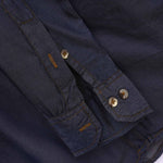 Men's Light Denim Summer Casual Shirt - Navy