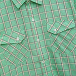Men's Checkered Casual Shirt - Summer Green