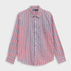 Men's Urban Stripped Smart Casual Shirt - Red