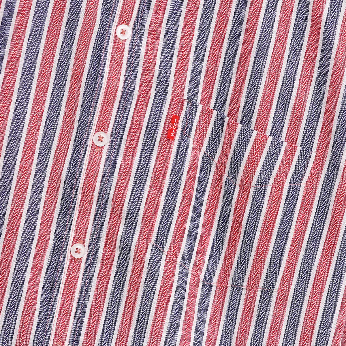 Men's Urban Stripped Smart Casual Shirt - Red