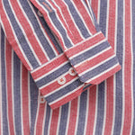 Men's Urban Stripped Smart Casual Shirt - Red
