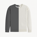HG Contrast Terry Sweatshirt - Gunmetal Gray & Off White (Minor Fault)