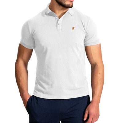 Men's White Polo Shirt