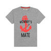 Graphic Printed Tee Shirt For Boys - Gray