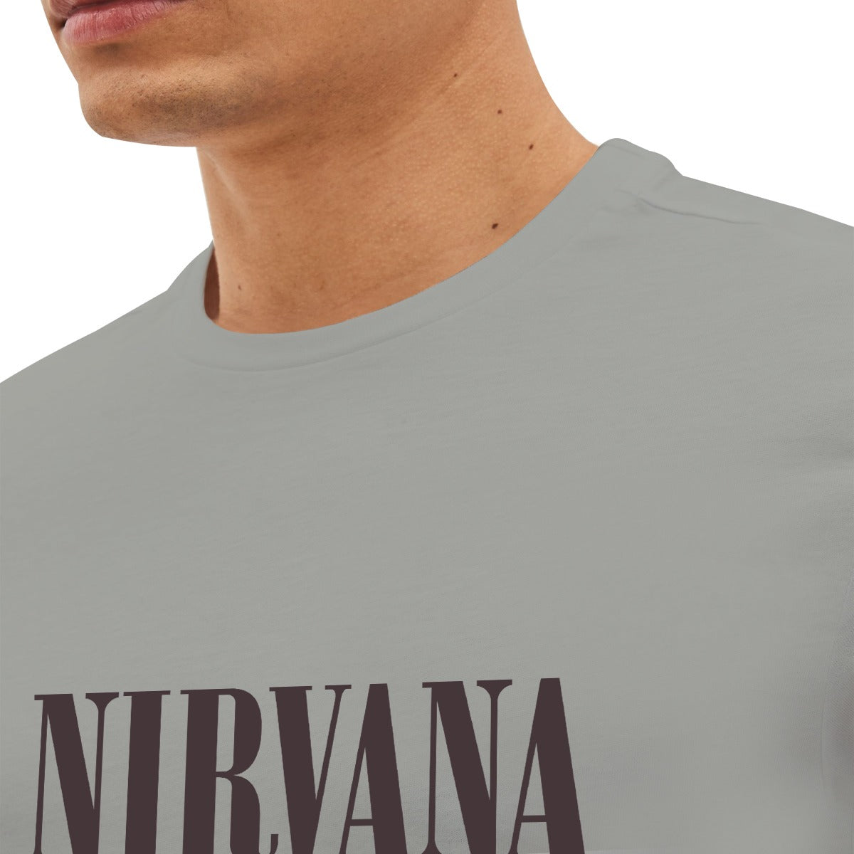 Round Neck Printed Skin Tee Shirt