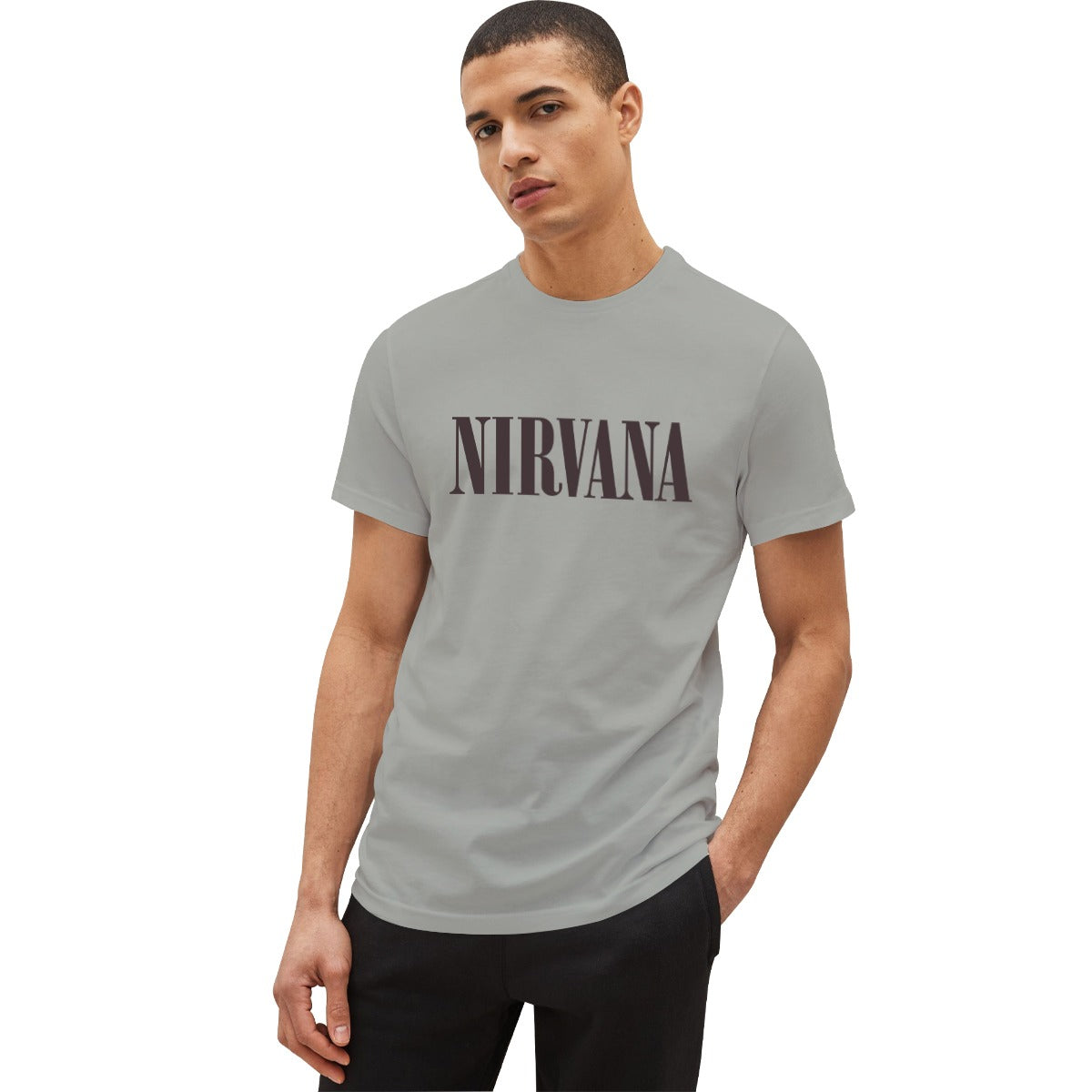 Round Neck Printed Skin Tee Shirt
