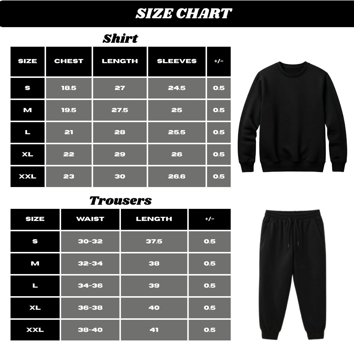 HG Men’s Contrast Panel Terry Tracksuit Crewneck Set - White Black