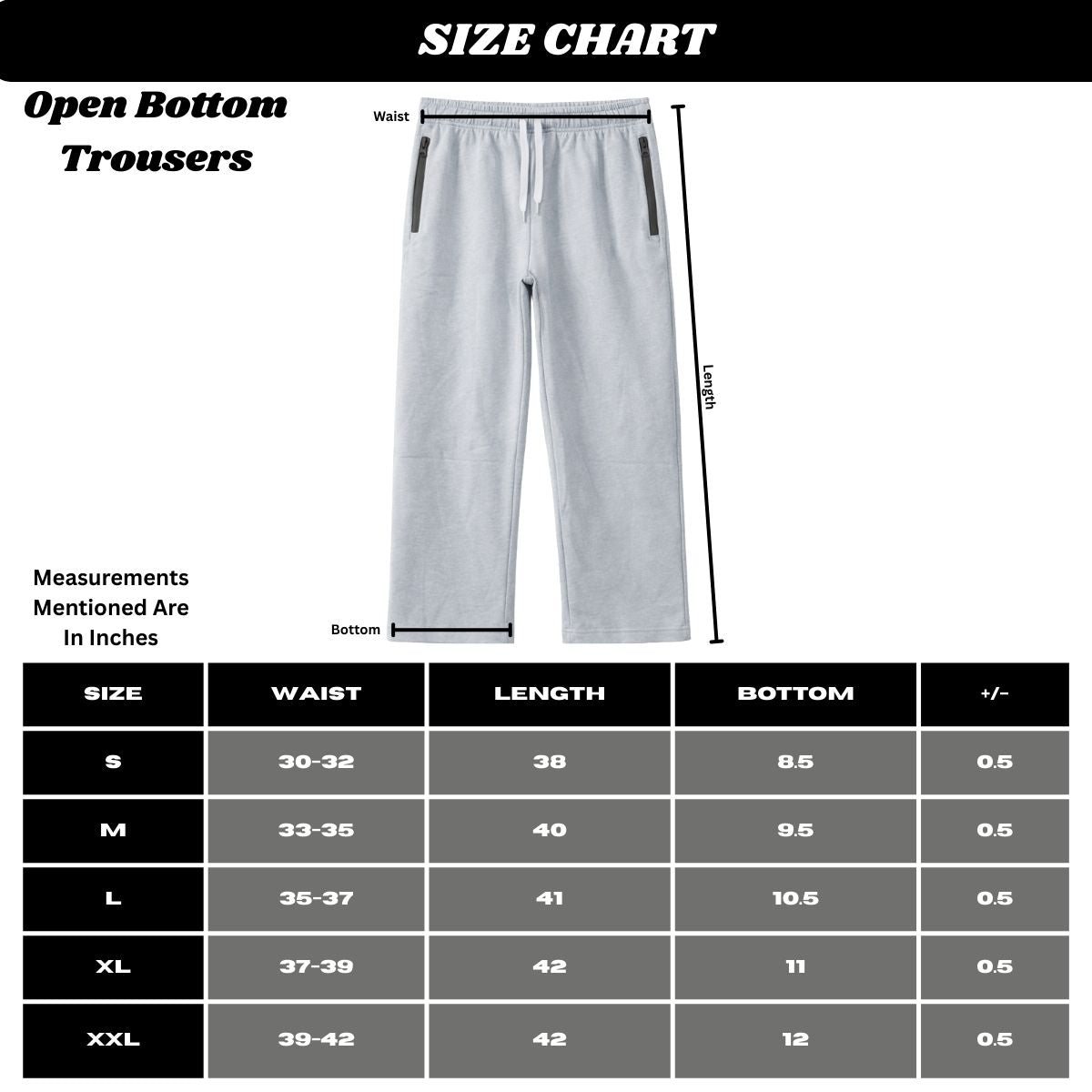 HG Classic Terry Loose Fit Trousers with Zipper Pockets - Black