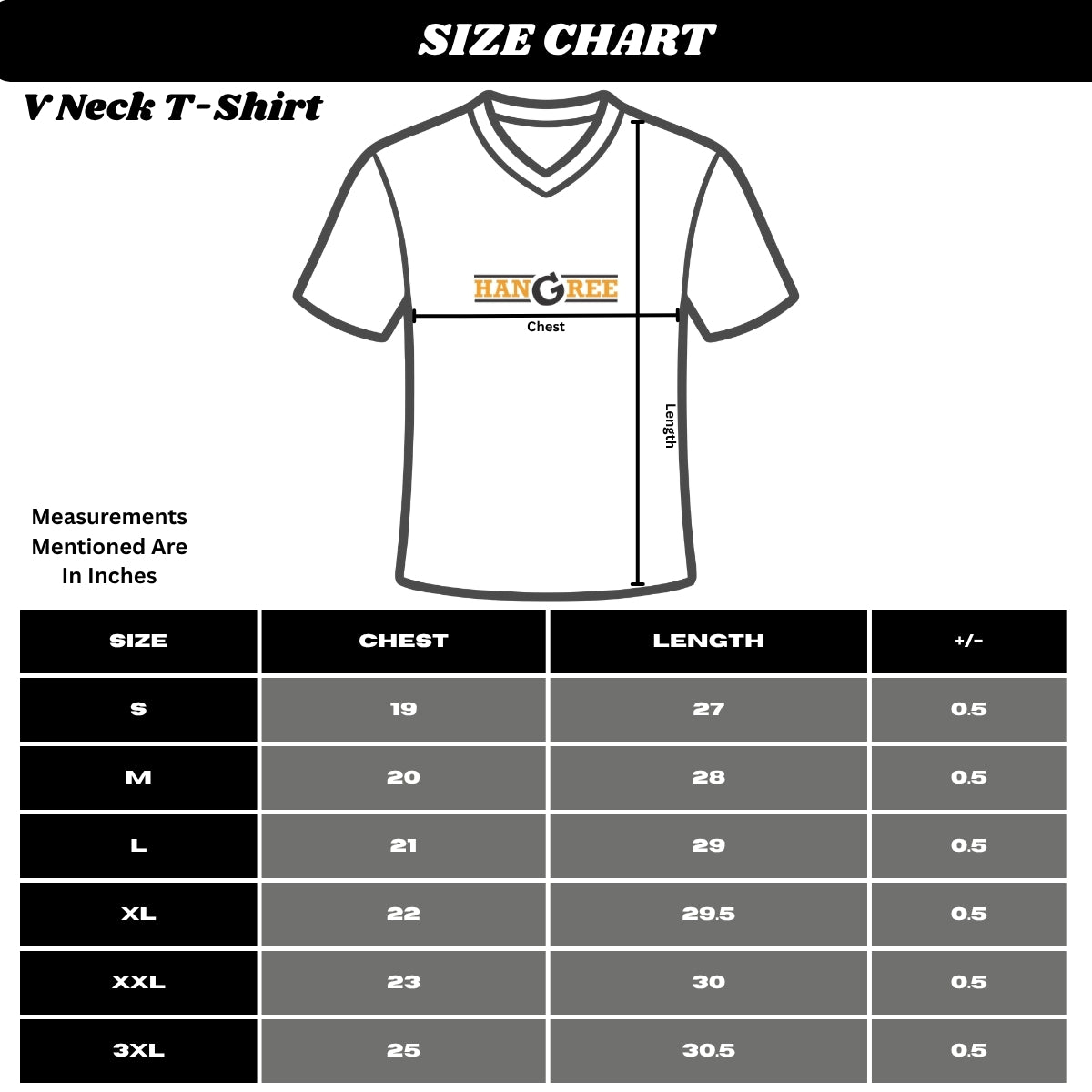 Men's Graphic Printed V Neck Tee Shirt - Charcoal Blue