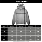 "Sunset Chaser" Printed Ripple Fleece Hoodie - Navy