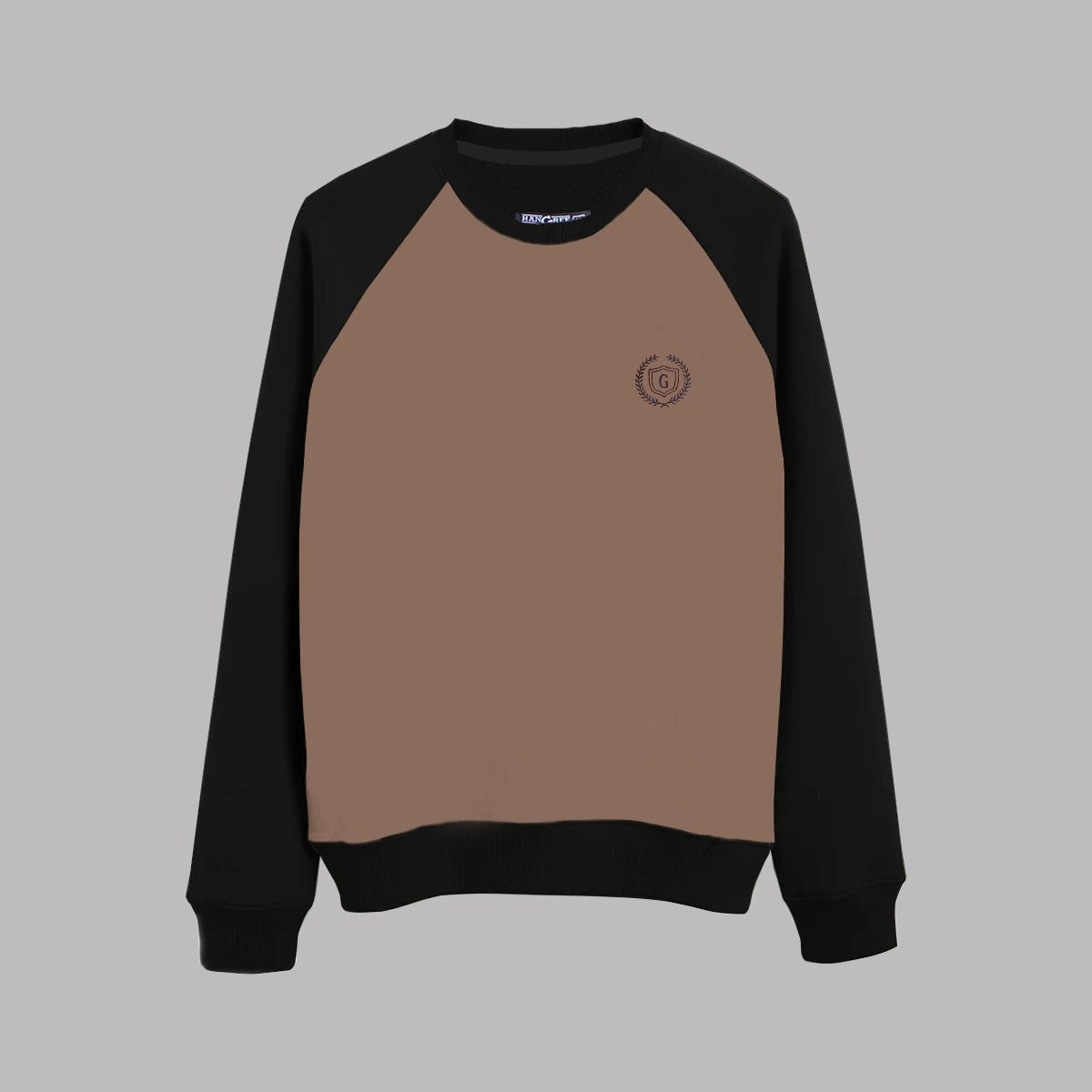 HG Raglan Fleece Sweat Shirt -Tuscan Tan (Minor Fault)