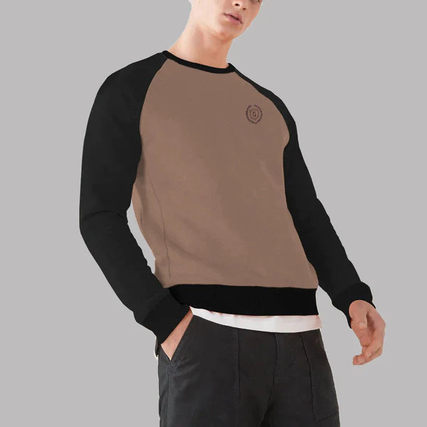 HG Raglan Fleece Sweat Shirt -Tuscan Tan (Minor Fault)