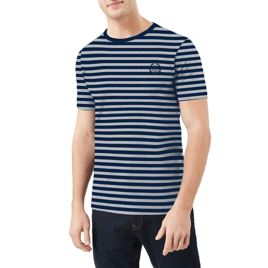 Yarn Dyed Signature Embroidered Tee Shirt