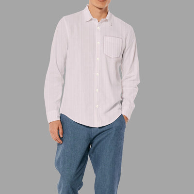 Brazilian Self Lining French Collar Semi Casual Shirt